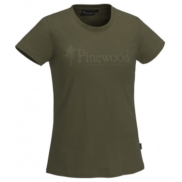 T-SHIRT FEMME PINEWOOD OUTDOOR LIFE D.OLIVE